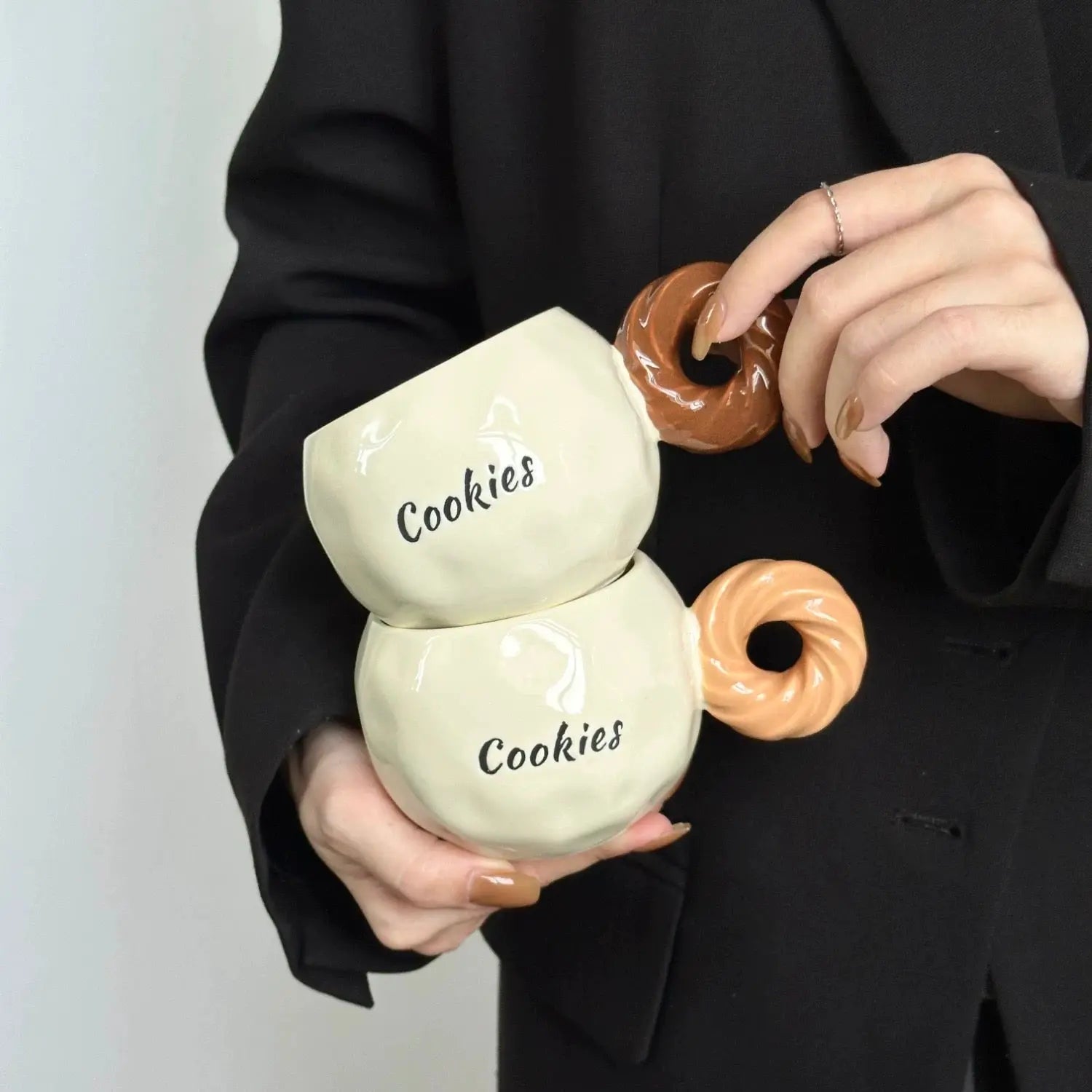 Cookies & Donut Ceramic Cup Set Sparkels  Sparkels