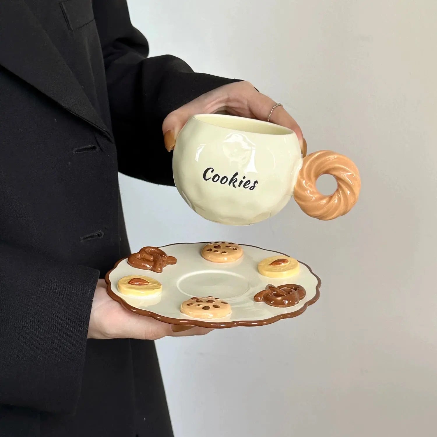 Cookies & Donut Ceramic Cup Set Sparkels  Sparkels