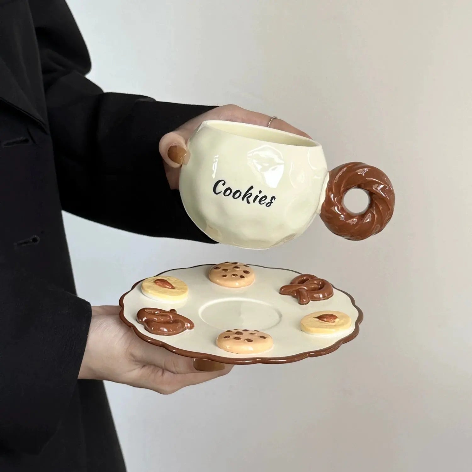 Cookies & Donut Ceramic Cup Set Sparkels  Sparkels