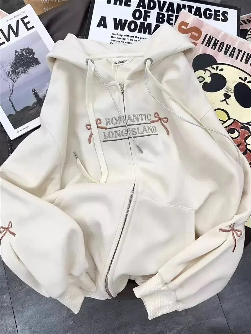 Romantic Long Island Oversized Hoodie Sparkels  Sparkels
