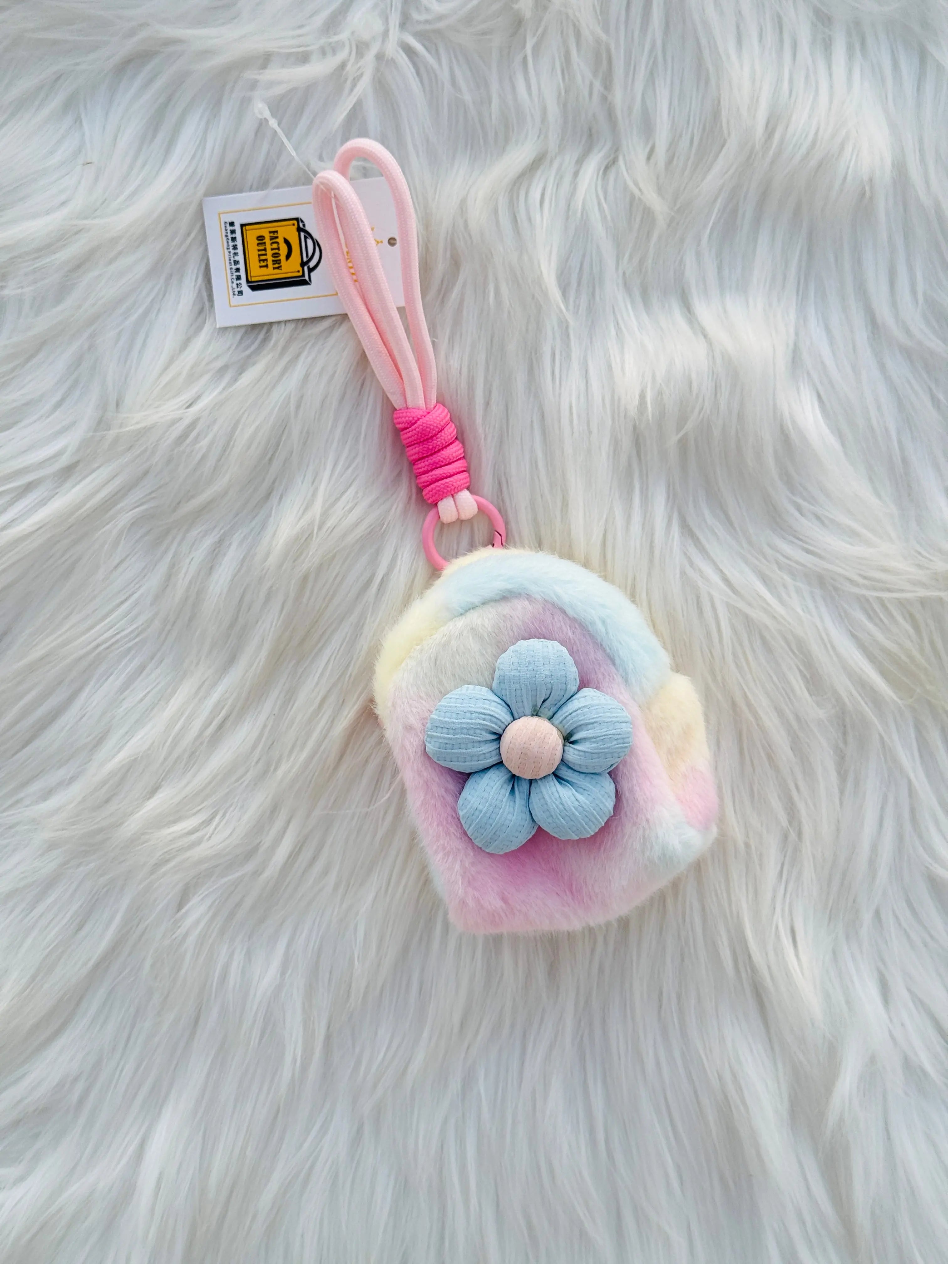 Cute Flower Mini Backpack Keychain Pouch Sparkels  Sparkels