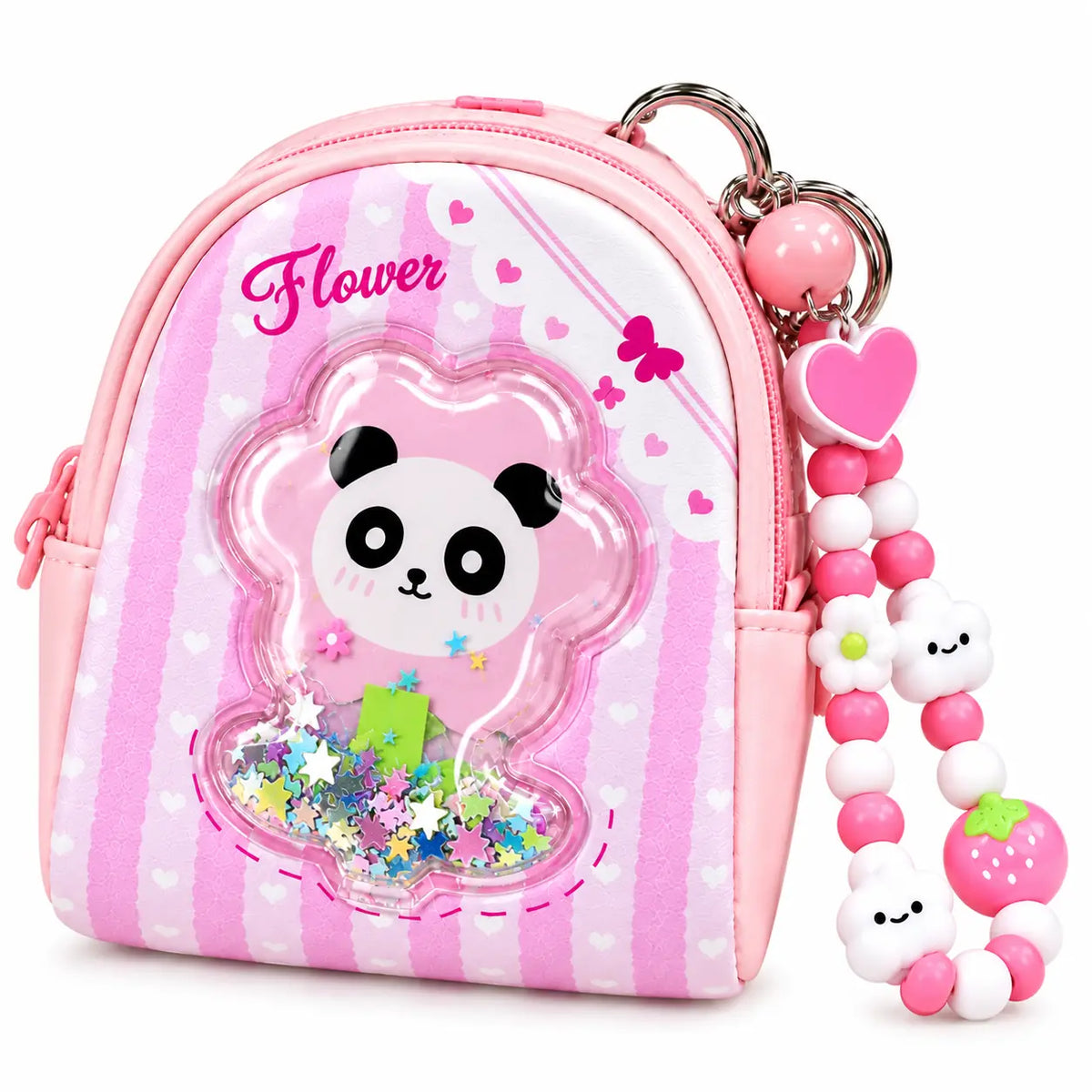Cute Cartoon Mini Backpack Coin Purse Keychain