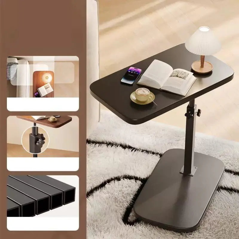 Adjustable Sofa Side Table Modern Bedside Laptop & Coffee Table