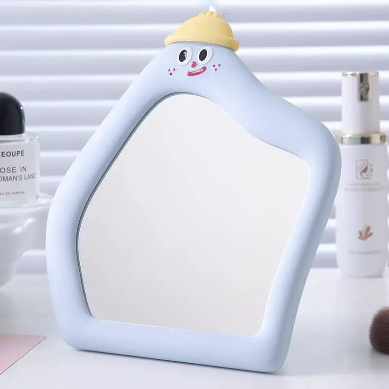 Cute Cartoon Character Table Mirror Aesthetic Makeup Mirror