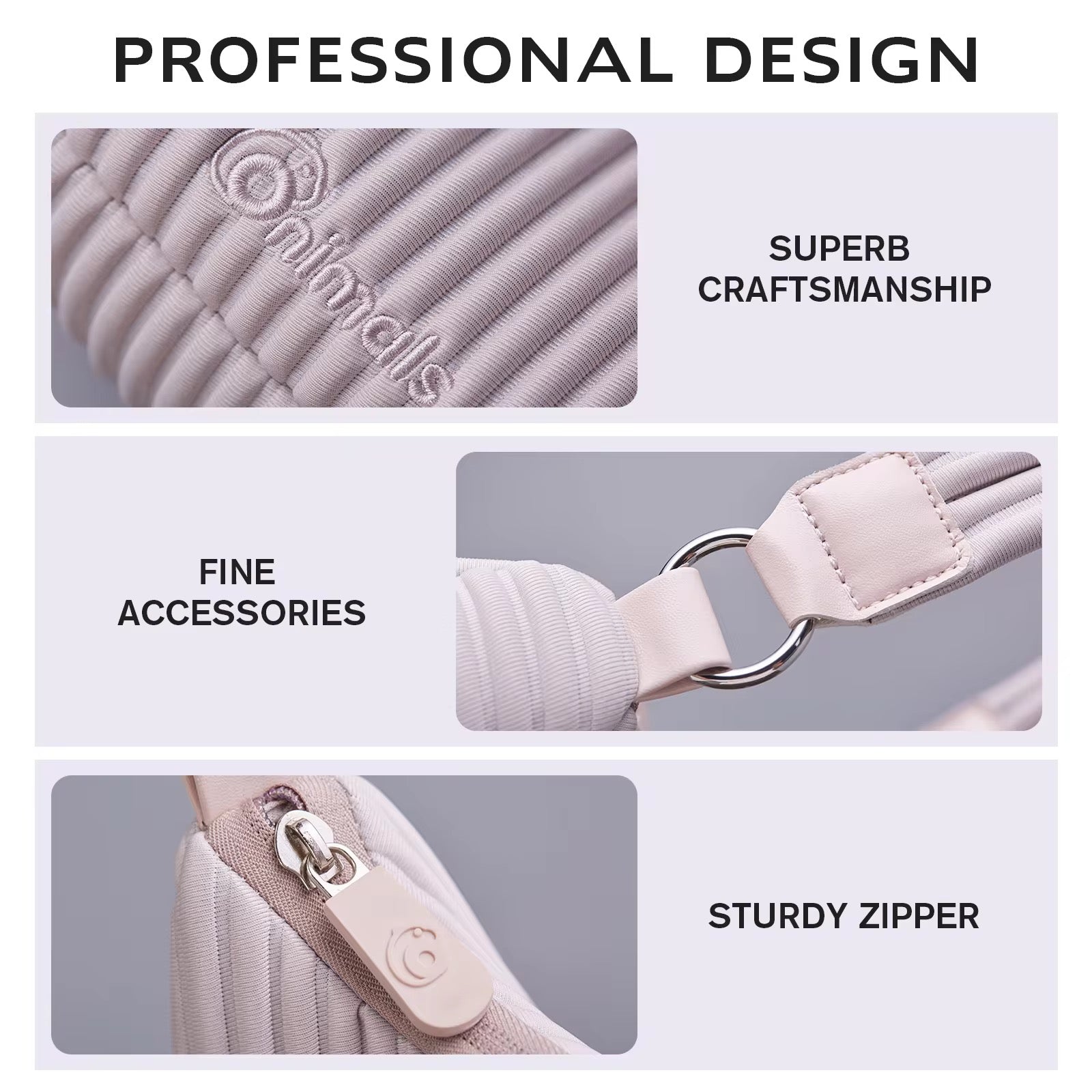 Pleated Soft Shoulder Bag Lightweight & Stylish Handbag for Women