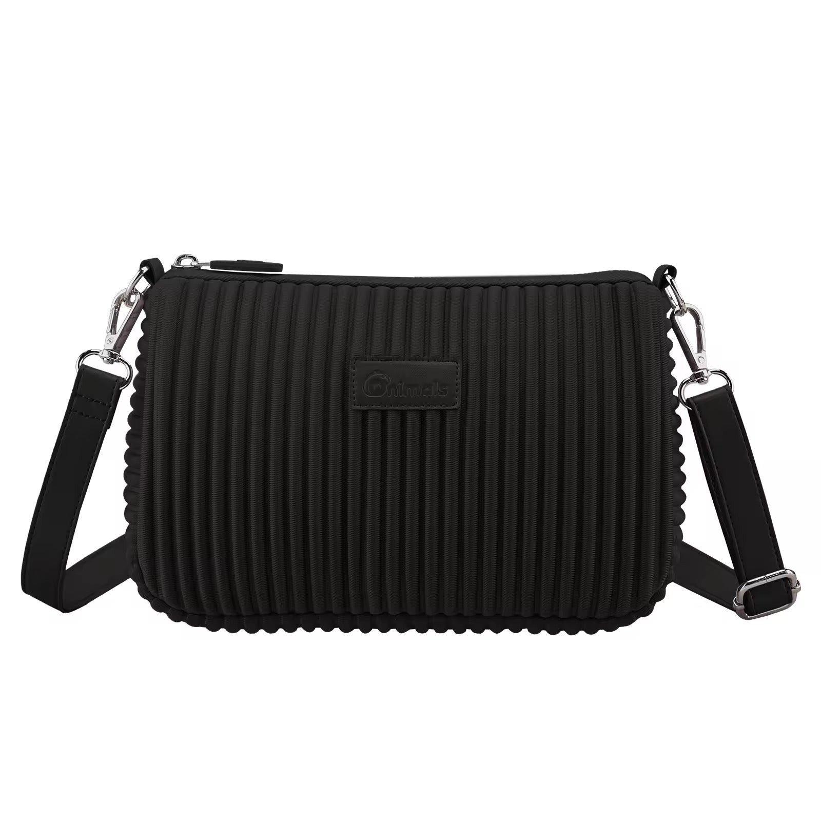 Pleated Crossbody Bag Lightweight Everyday Shoulder Purse