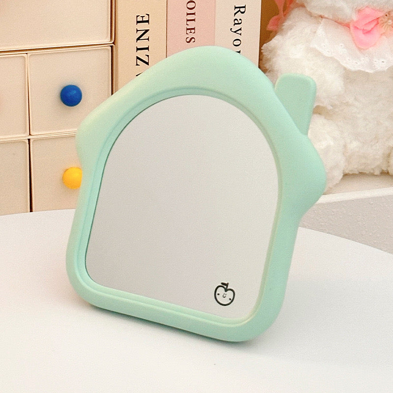 Kawaii House-Shaped Vanity Mirror Cute Desktop Makeup Mirror