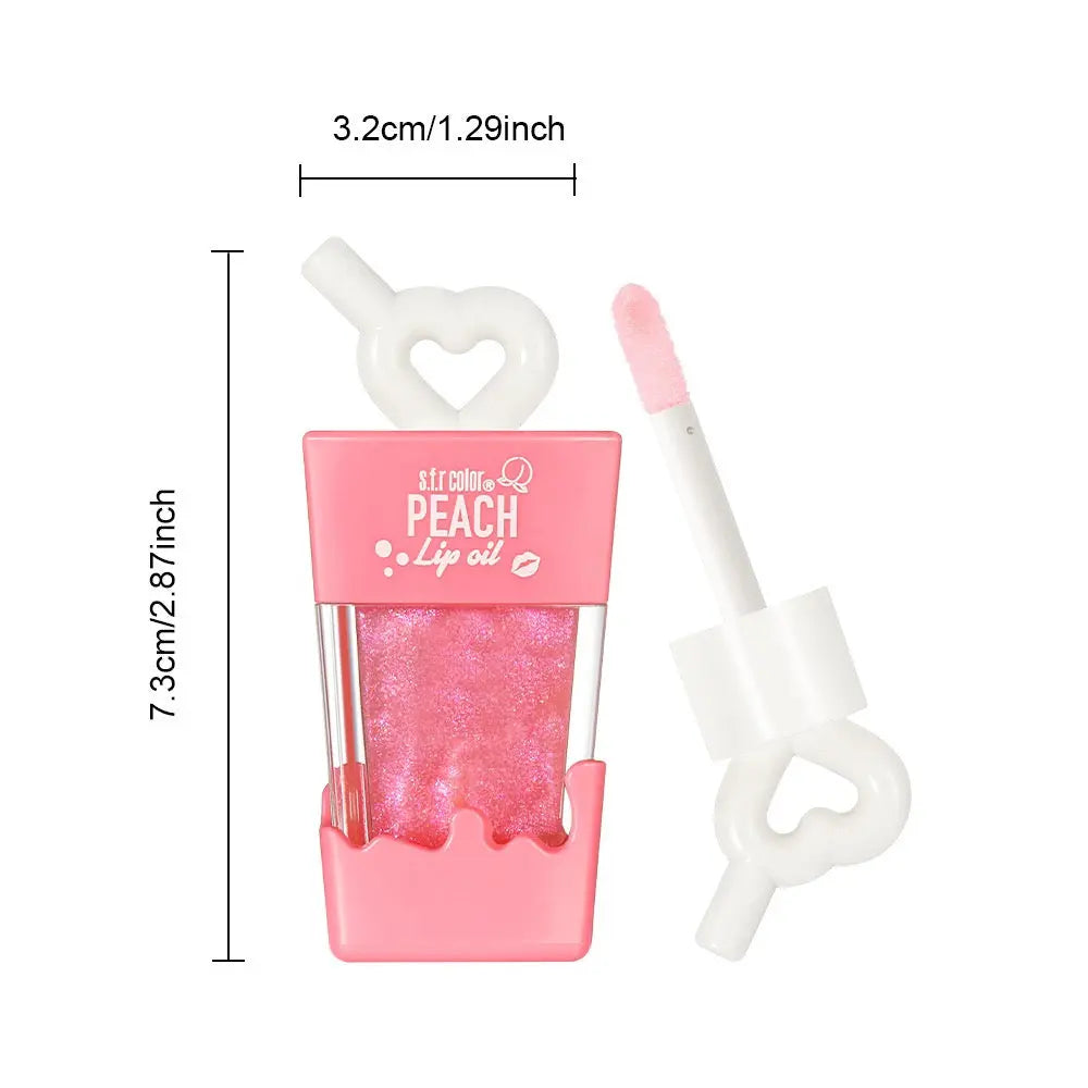 Fruit Glitter Lip Oil Moisturizing Shimmer Lip Gloss