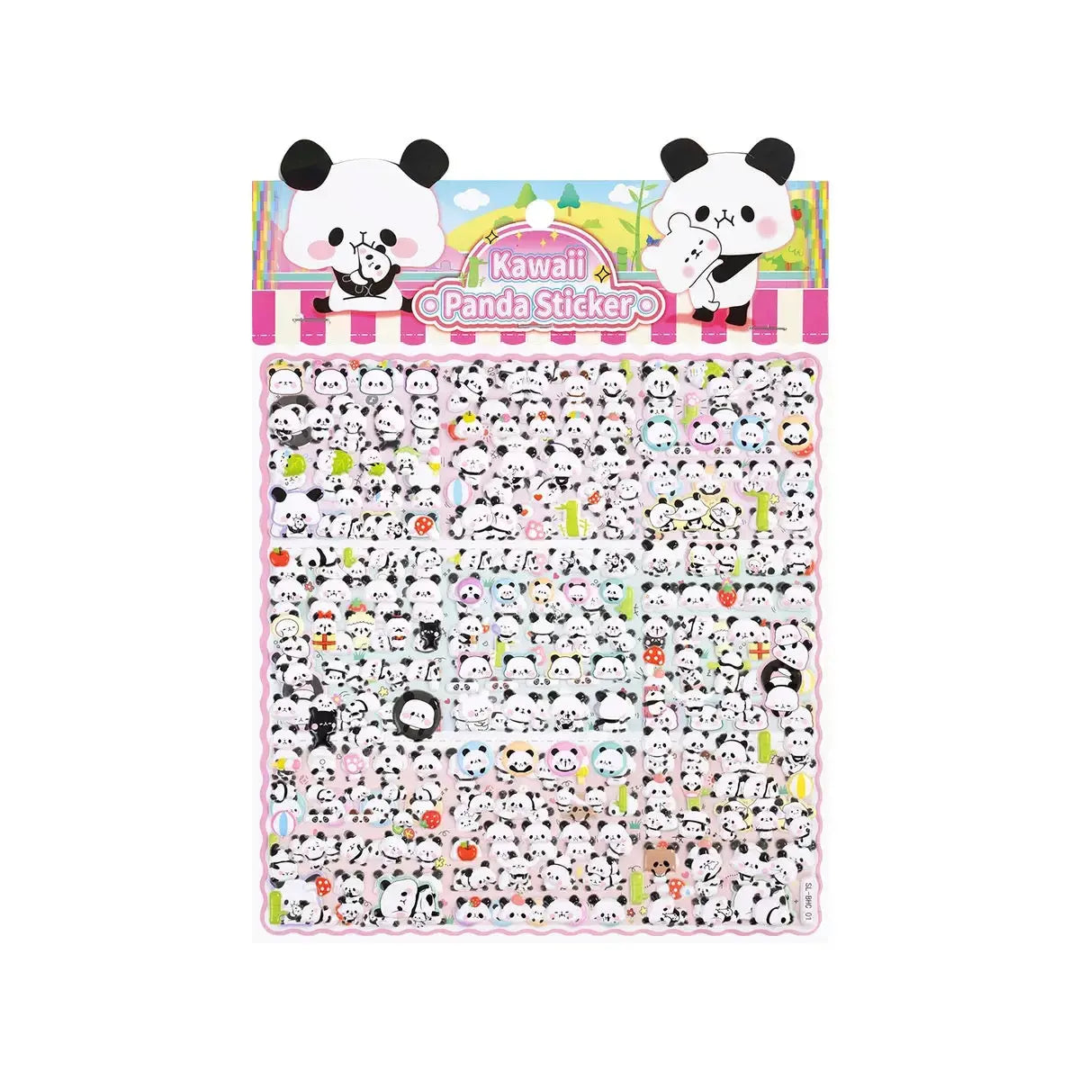 Kawaii Panda Sticker Set Cute Cartoon Decorative Stickers