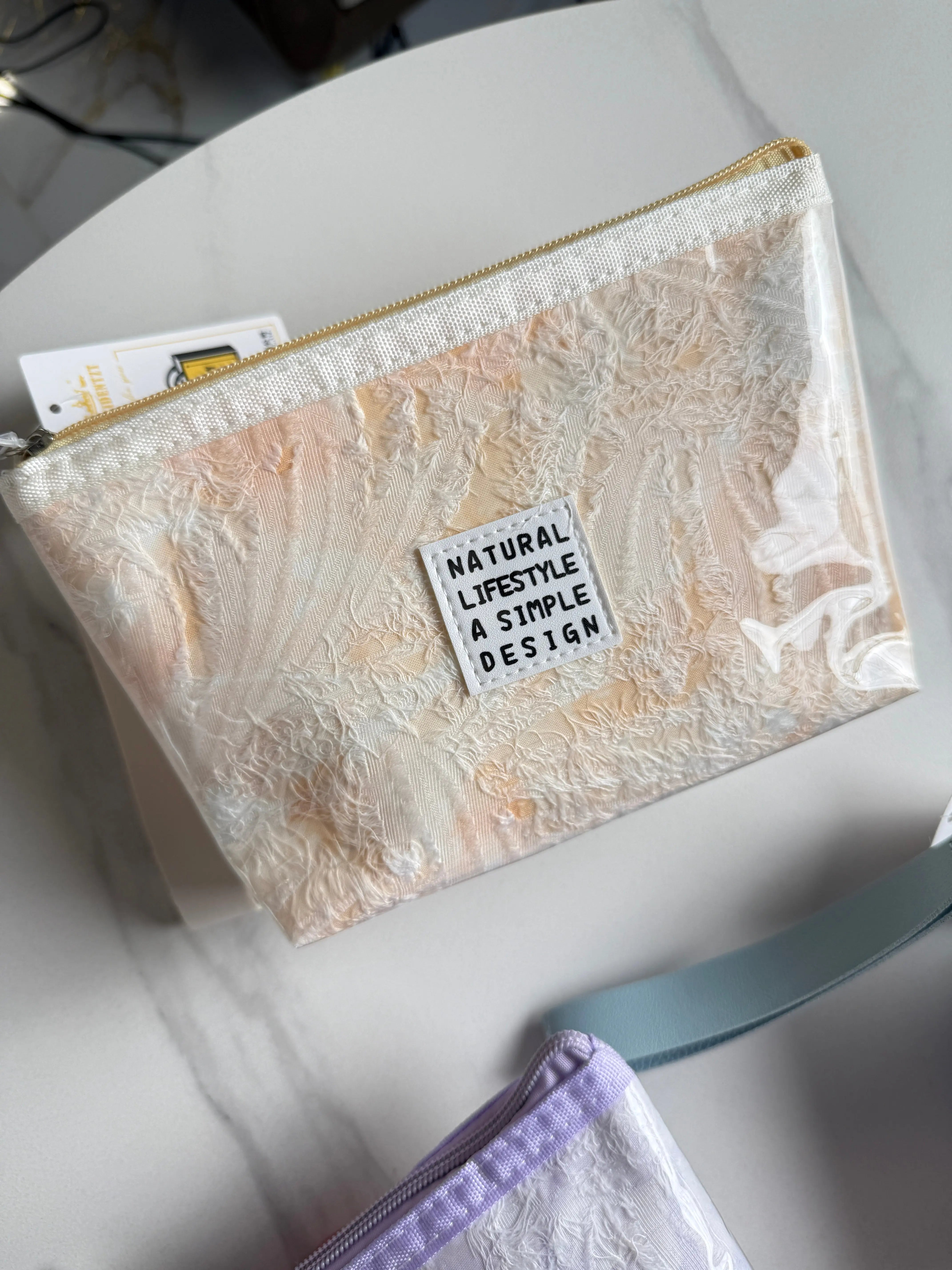 Pastel Dream Waterproof Pouch Quilted Travel & Makeup Bag