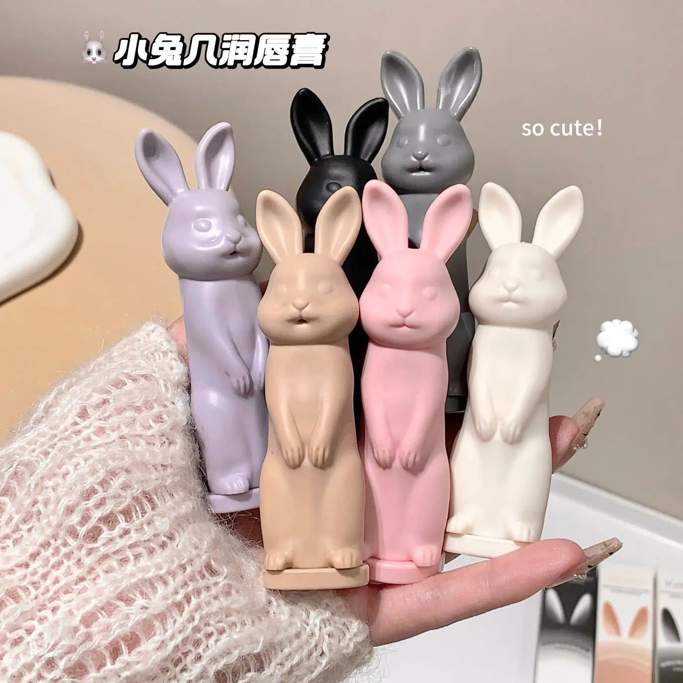 Kawaii Rabbit Lip Balm Cute Moisturizing Lip Stick