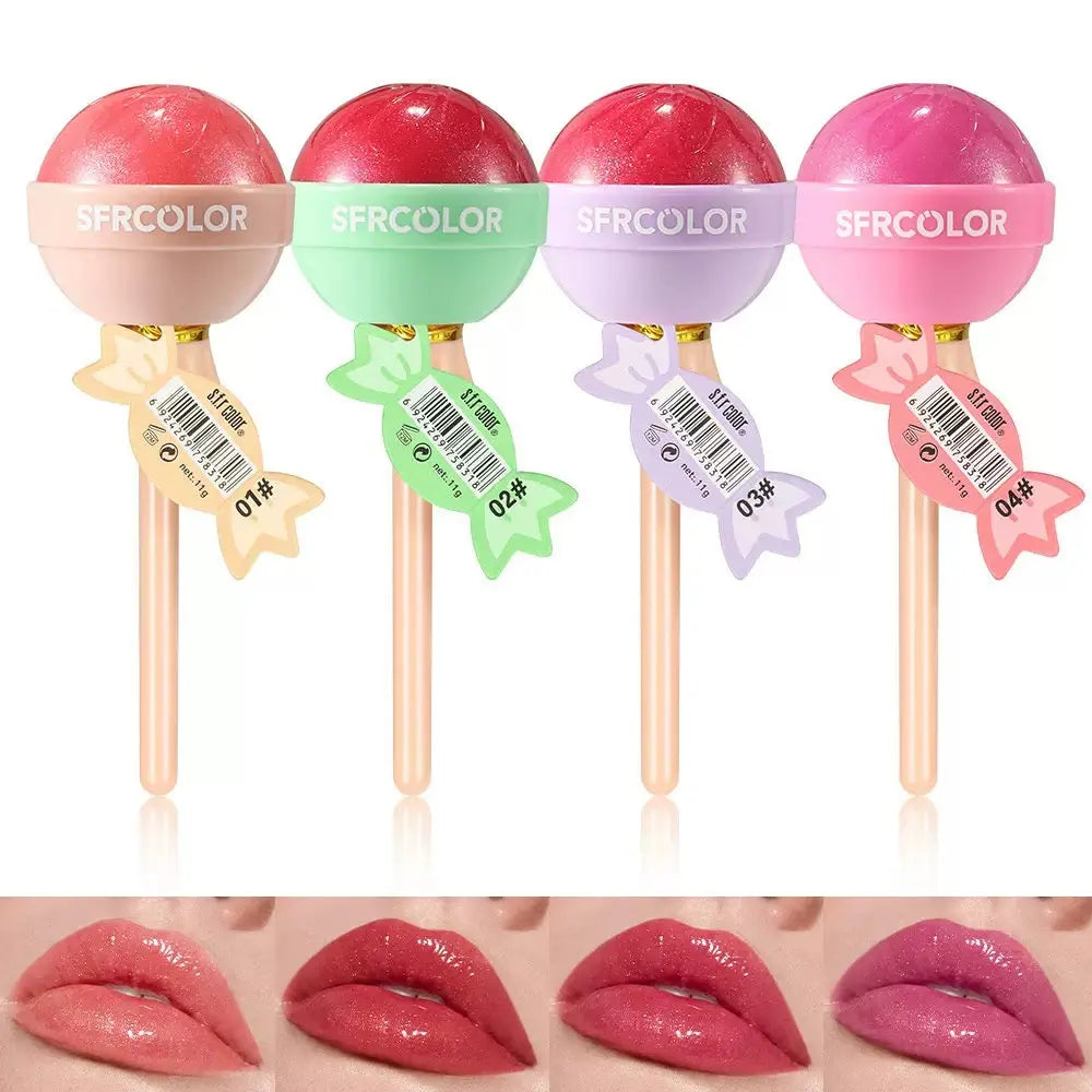 Candy Lollipop Lip Gloss Moisturizing Shiny Lip Gloss