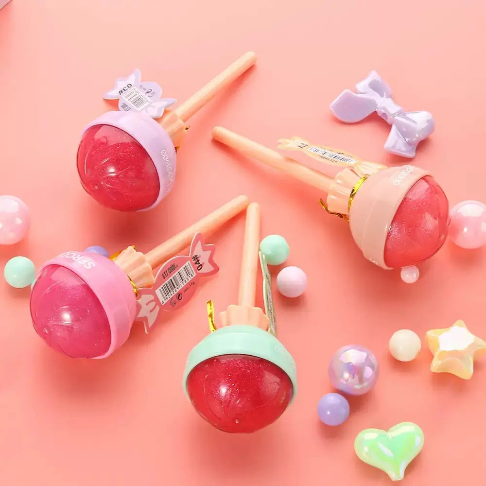Candy Lollipop Lip Gloss Moisturizing Shiny Lip Gloss