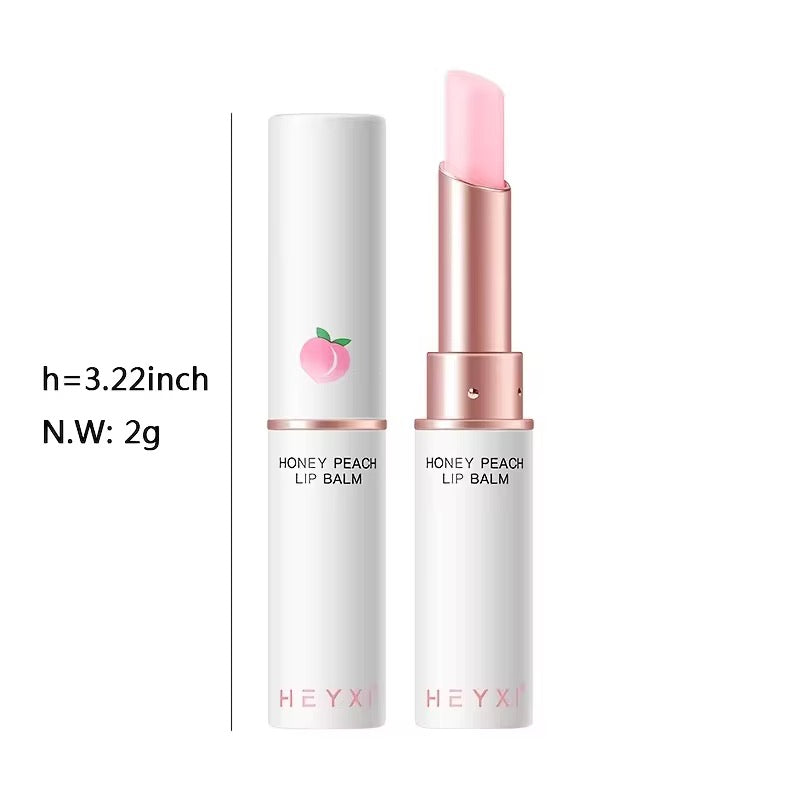 Honey Peach Lip Balm  Moisturizing Hydrating Lip Care