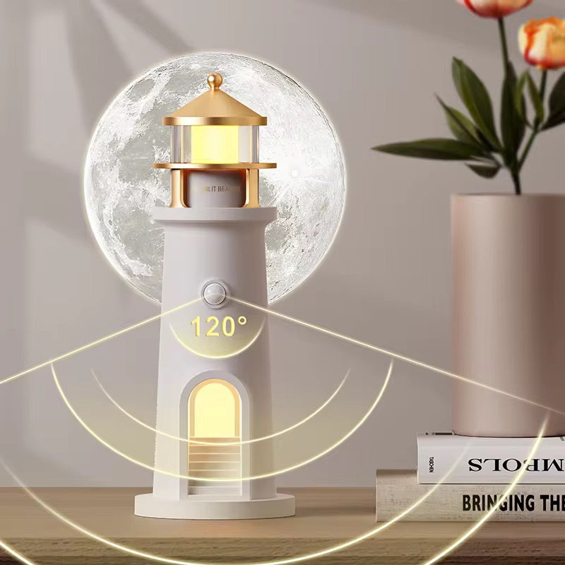 Magical Lighthouse Night Lamp LED Ambient Light with Remote Control