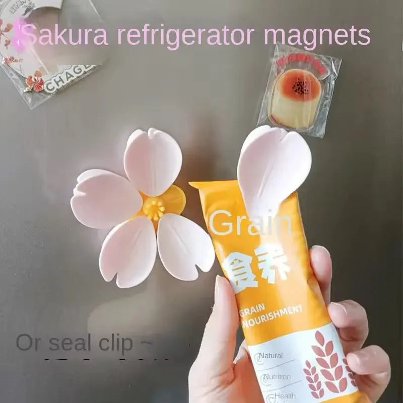 Cute Flower Snack Bag Clip Airtight Sealing Clamp for Chips & Food Storage Sparkels  Sparkels