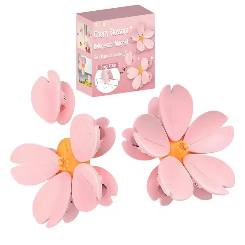 Cute Flower Snack Bag Clip Airtight Sealing Clamp for Chips & Food Storage Sparkels  Sparkels
