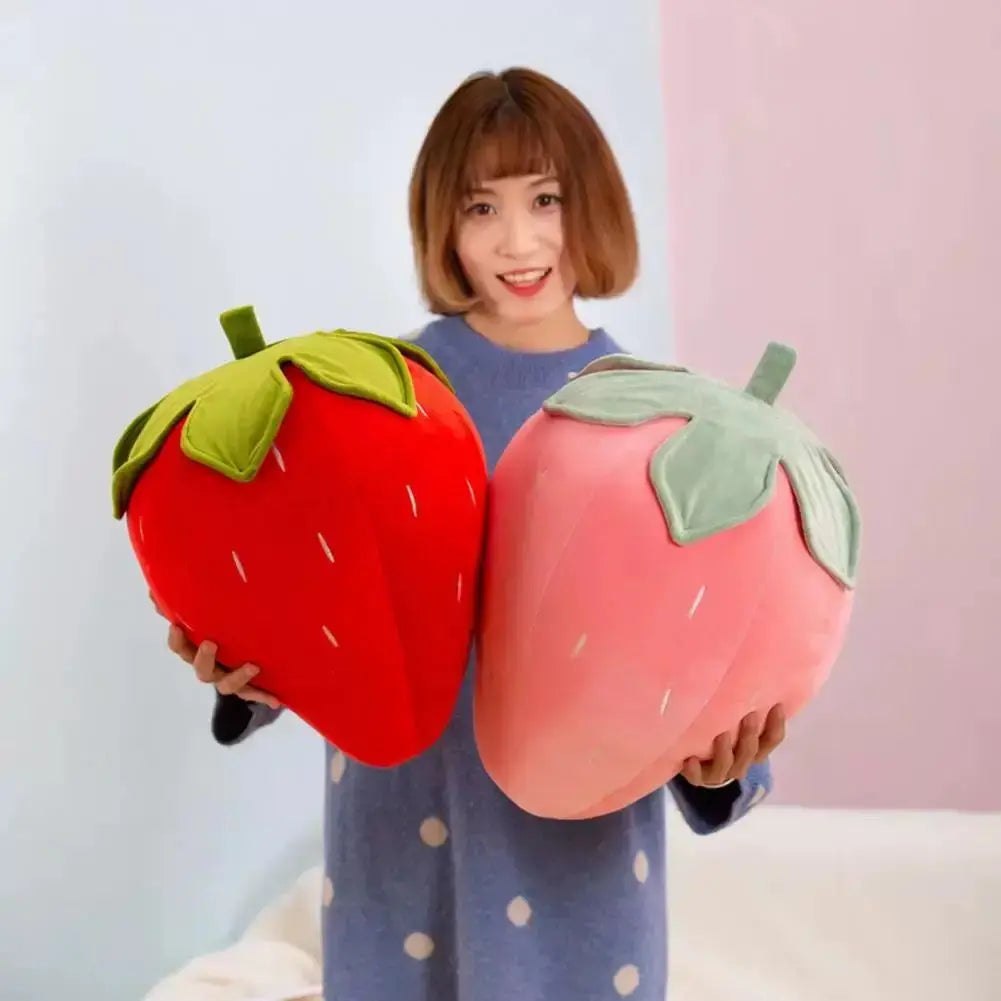 Giant Strawberry Plush Toy Soft Cute Pillow Cushion