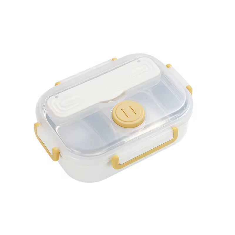 Creative Stainless Steel Bento Box with Sauce Container Portable Lunch Box for Office & School