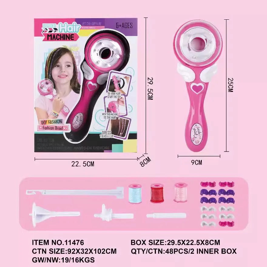 Automatic Hair Braid Kits Tool Electric Children DIY Braiding Hairstyle Twist Machine Makeup Toys For Girl