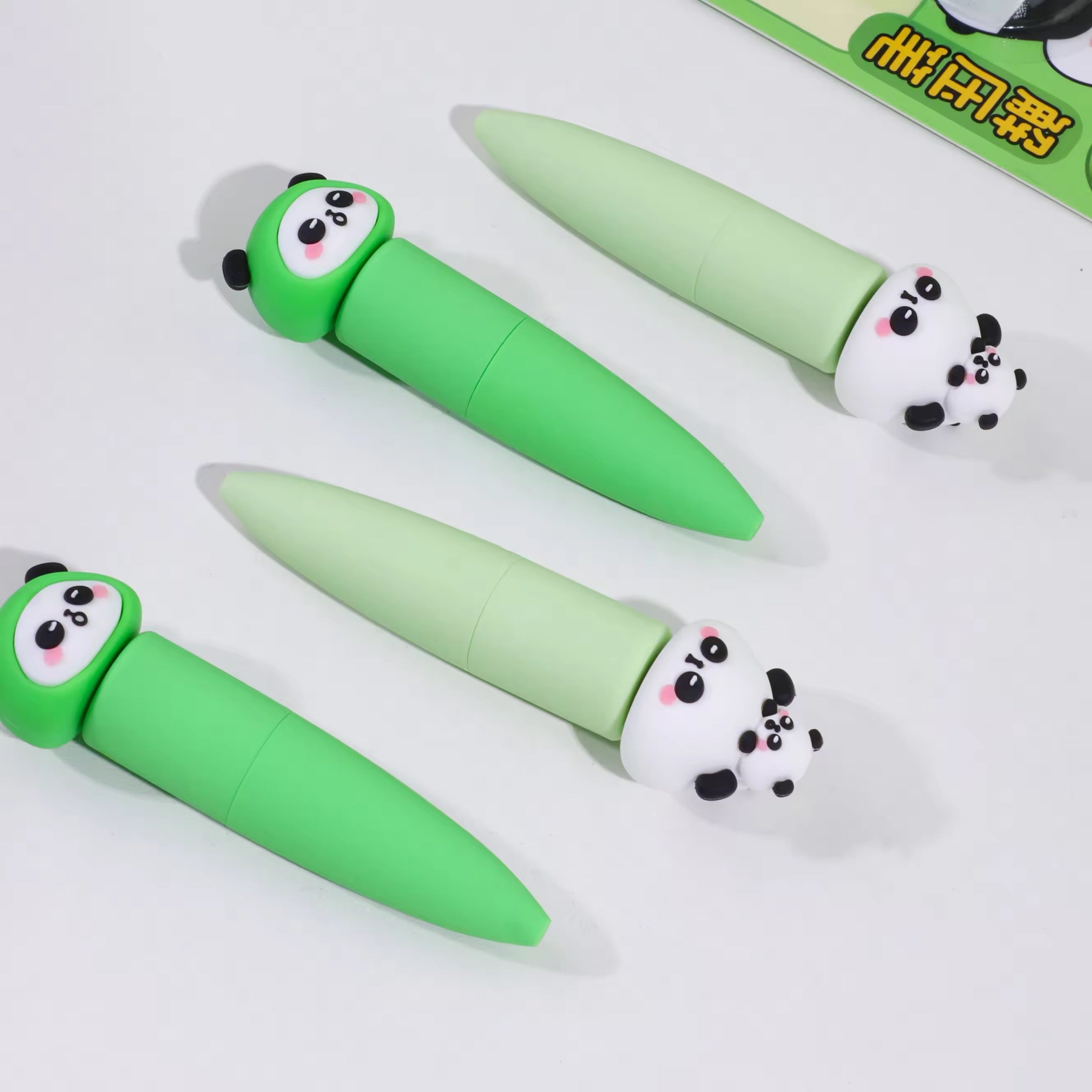 Cute Panda Squishy Ballpoint Pen  Soft Grip Kawaii Writing Pen
