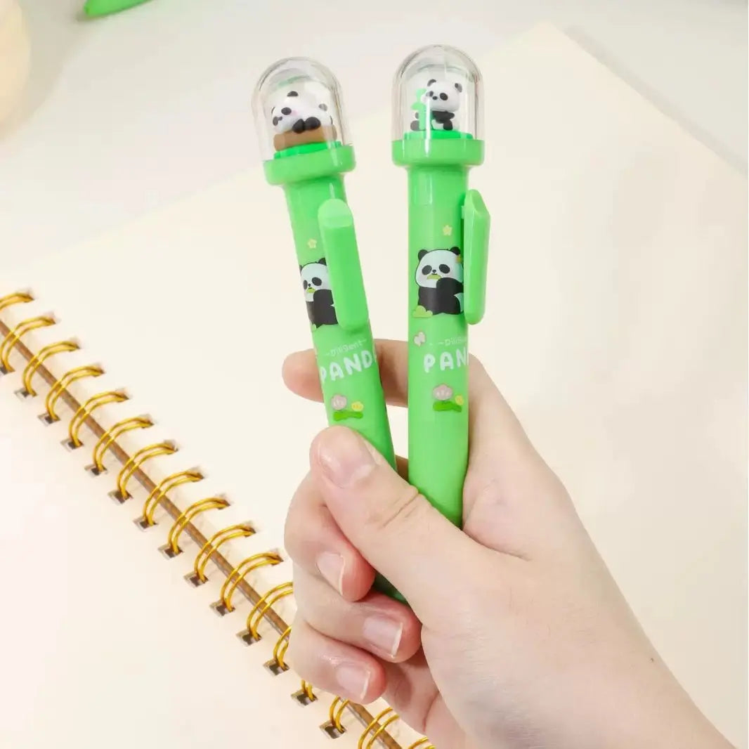 Cute Panda Landscape Gel Pen 0.5mm Kawaii Mini Panda Dome Pen