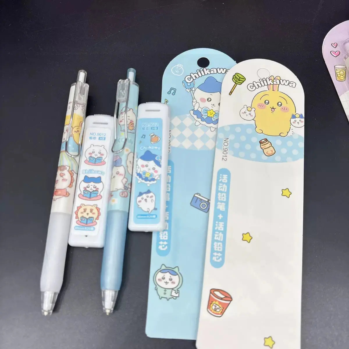 Cute Chiikawa Mechanical Pencil Set with HB Lead Refills Kawaii School & Office Stationery