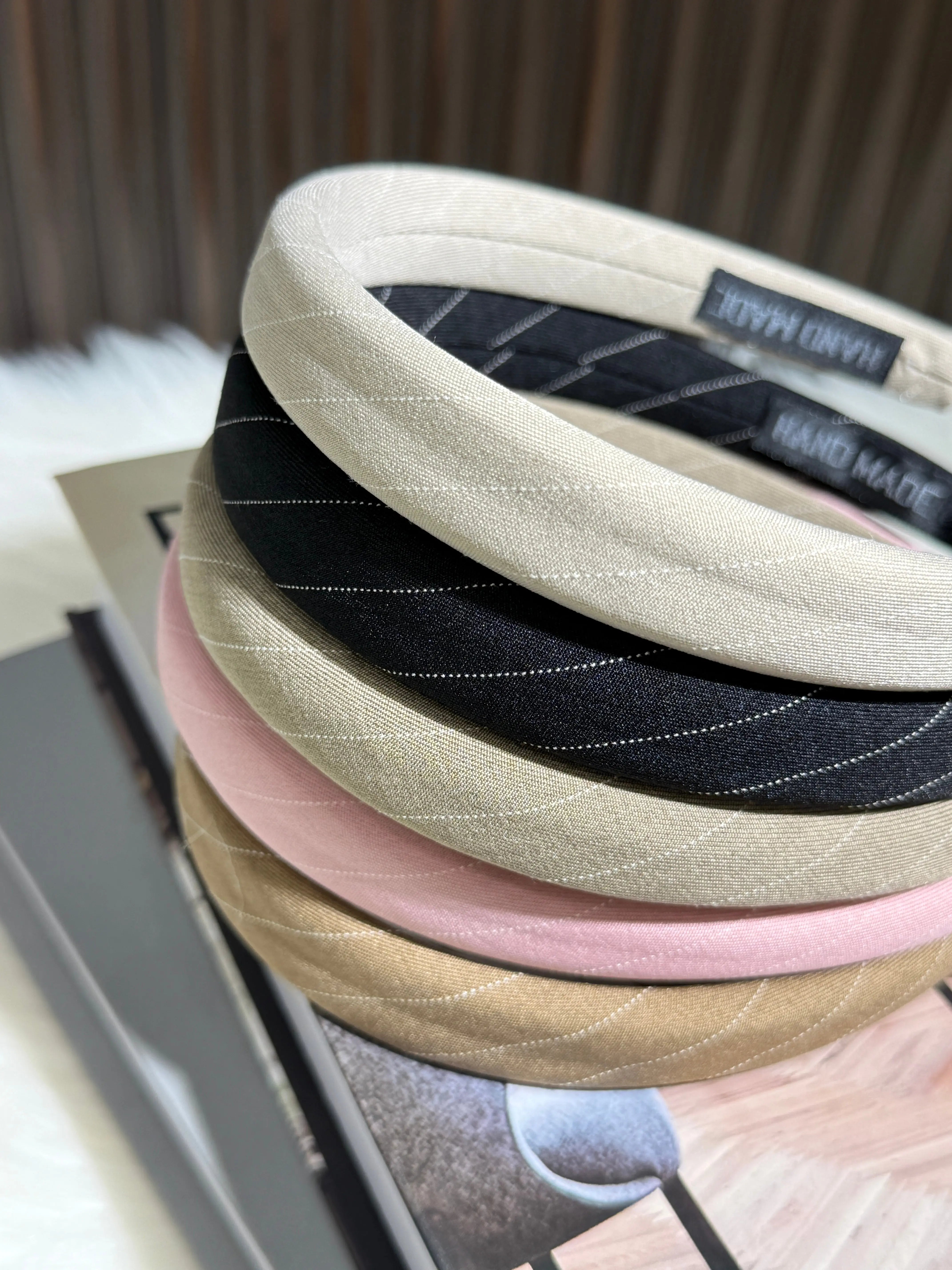 Pack Of 3 Random Color Matte Textured Fabric Headbands Sparkels  Sparkels