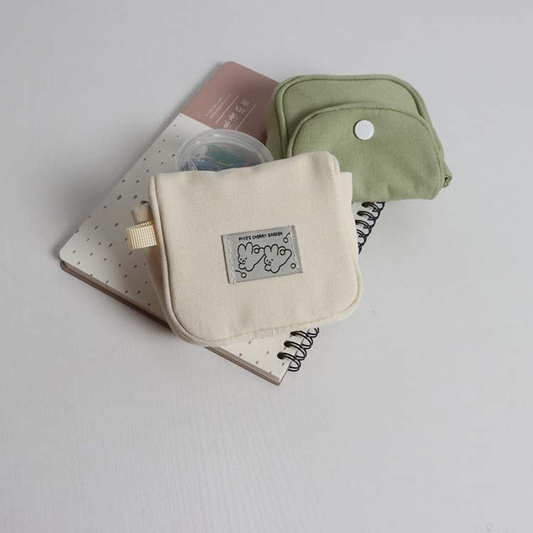Cotton Mini Clutch Small Makeup & Lipstick Bag Portable Fancy Coin Purse