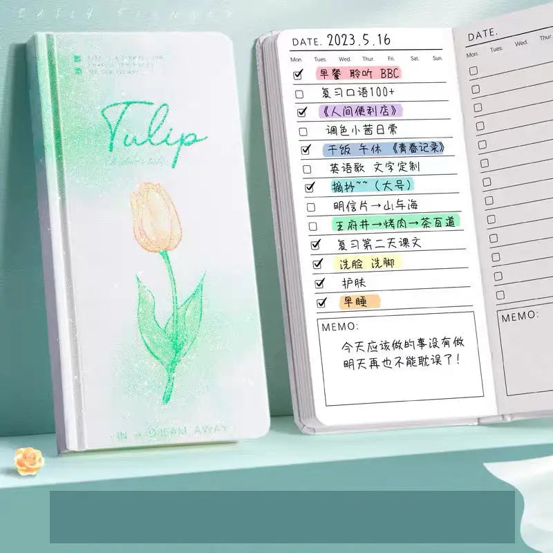 Bling Aesthetic Floral Notebook Sparkle Cover Journal