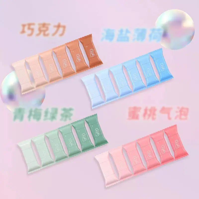Candy Gradient Correction Tape Aesthetic White Out Set (6pcs)