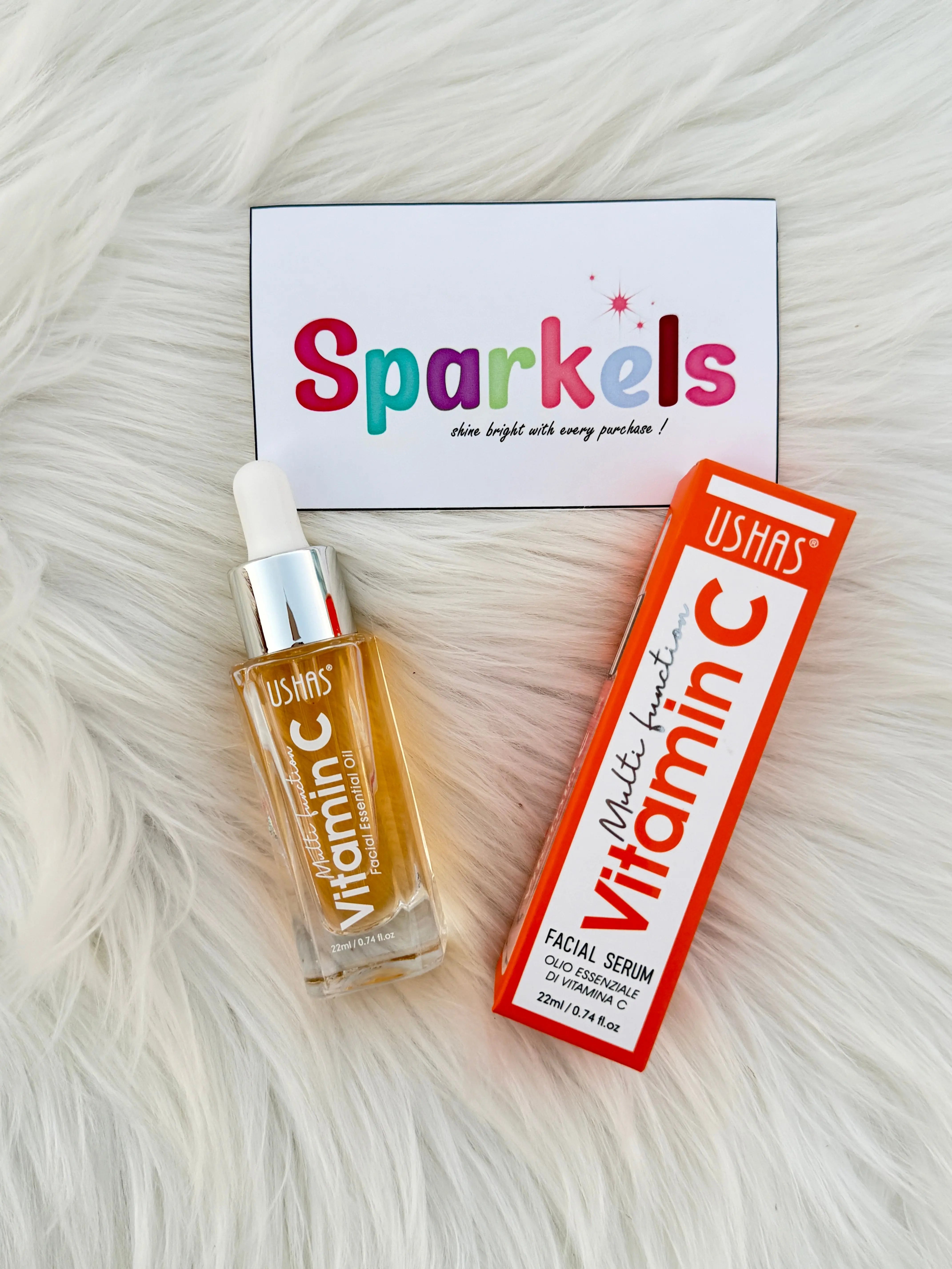 Multi-Function Facial Serums – Vitamin C, Collagen, Hyaluronic Acid & Rose Oil (22ml) Sparkels  1525.00 Sparkels