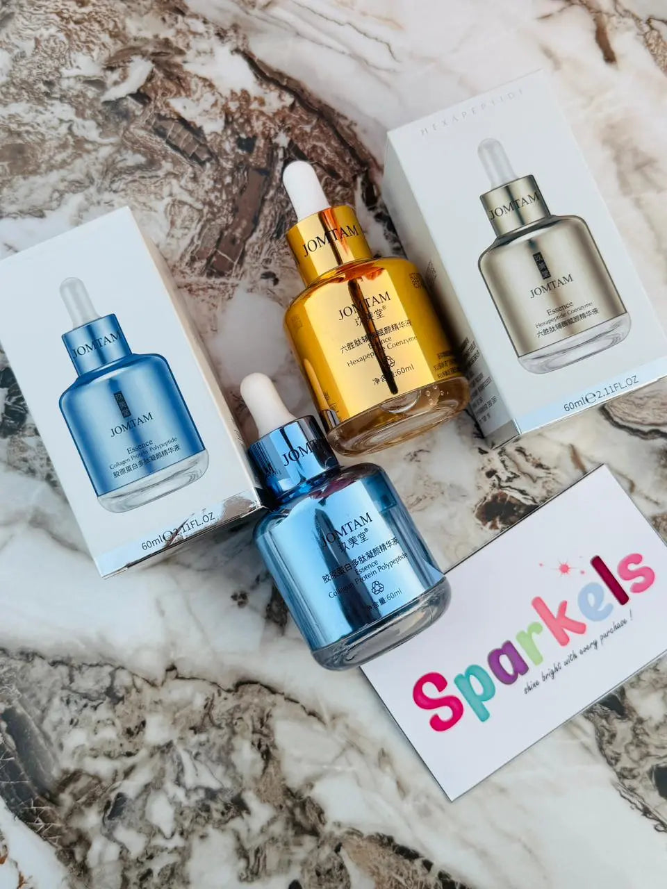 Hexapeptide Essence Serum – Collagen & Gold Peptide (60ml) Sparkels 1025.00 Sparkels