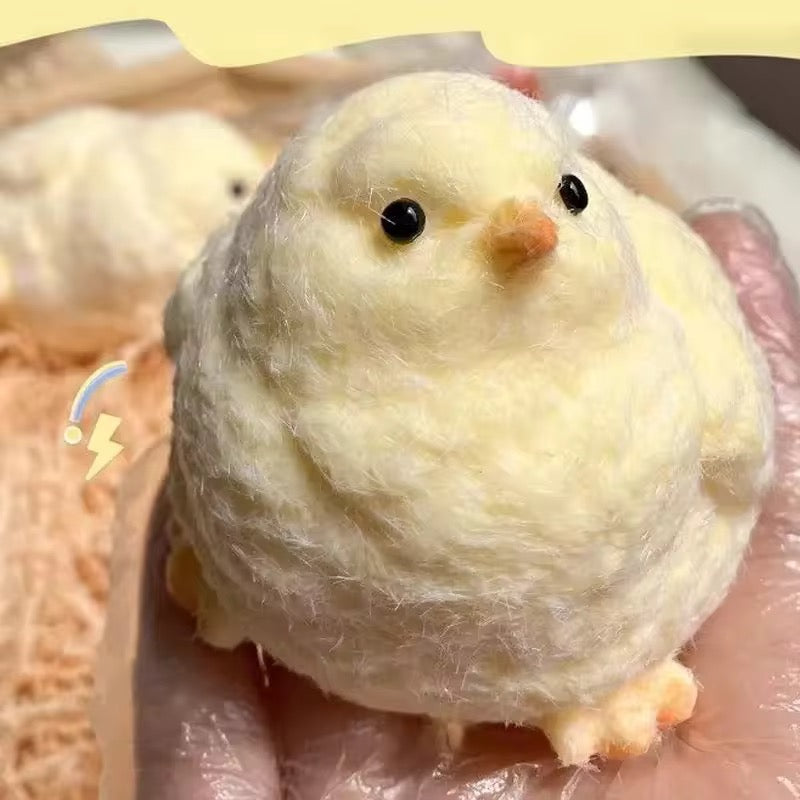Cute Easter Chick Squishy Toys Stretchy Simulation Chick Fidget Toy for Stress Relief & Party Favors