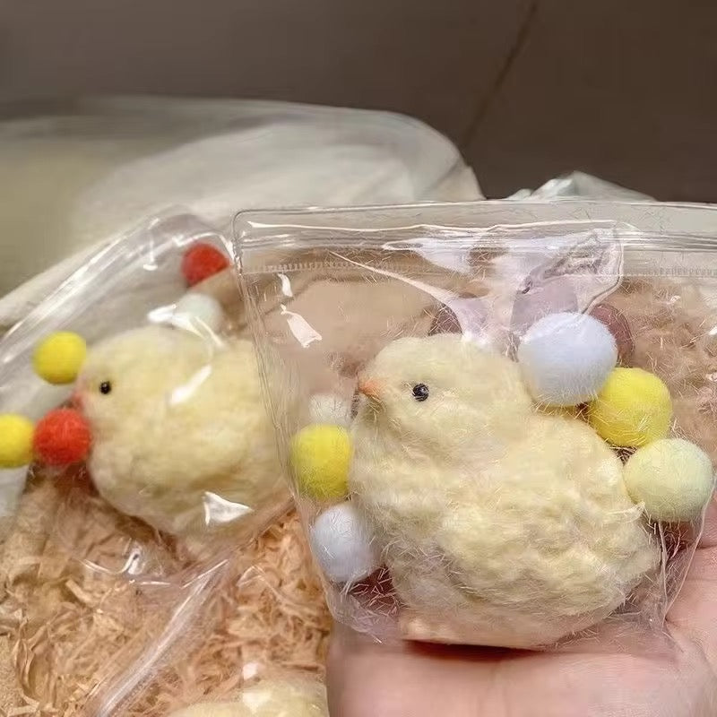 Cute Easter Chick Squishy Toys Stretchy Simulation Chick Fidget Toy for Stress Relief & Party Favors
