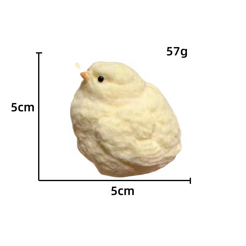 Cute Easter Chick Squishy Toys Stretchy Simulation Chick Fidget Toy for Stress Relief & Party Favors