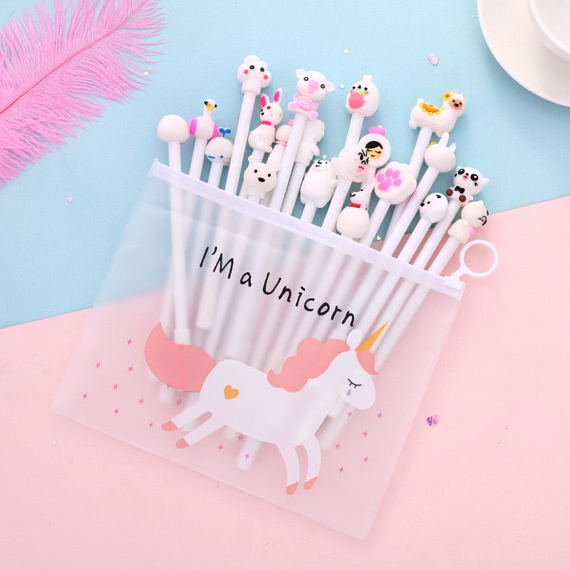 Kawaii Cartoon Gel Pen Cute Designer School & Office Writing Pen