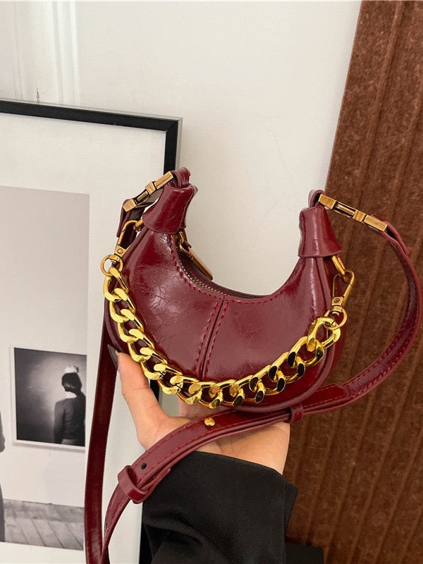Mini Crossbody Chain Bag  Cute Clutch & Coin Purse for Women & Girls