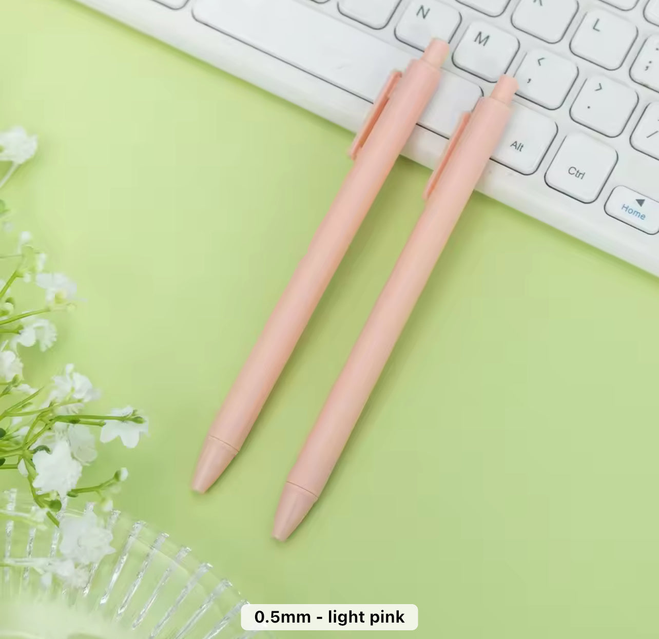 Retractable Macaron Ballpoint Pen Multicolor Plastic Pen