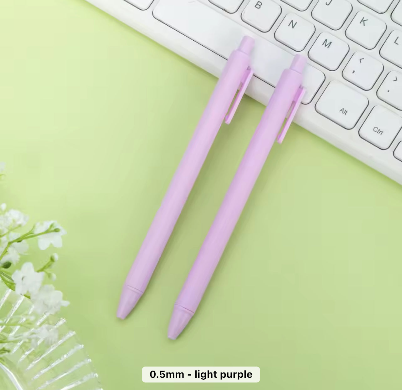 Retractable Macaron Ballpoint Pen Multicolor Plastic Pen