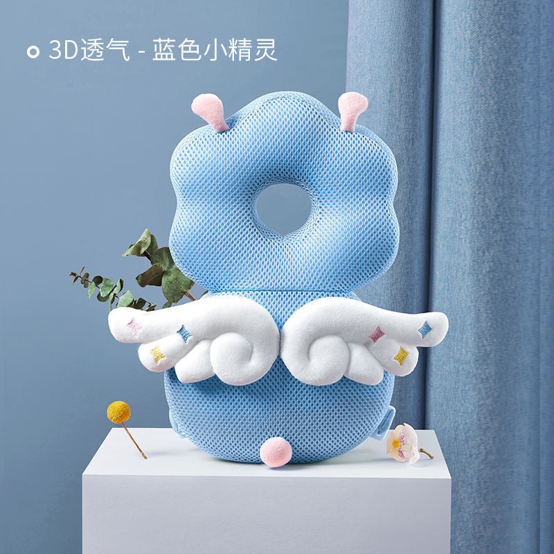 Baby Head Protector Backpack Soft Cartoon Baby Pillows Pad Cushion Head Security Protection Crawl Walk Toddler Headrest