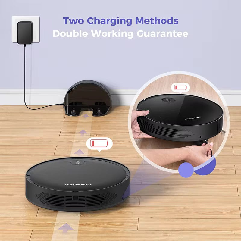 Smart Robot Vacuum Cleaner with UV Sterilization USB Powered Sweeping & Mopping Robot – Automatic Household Floor Cleaner