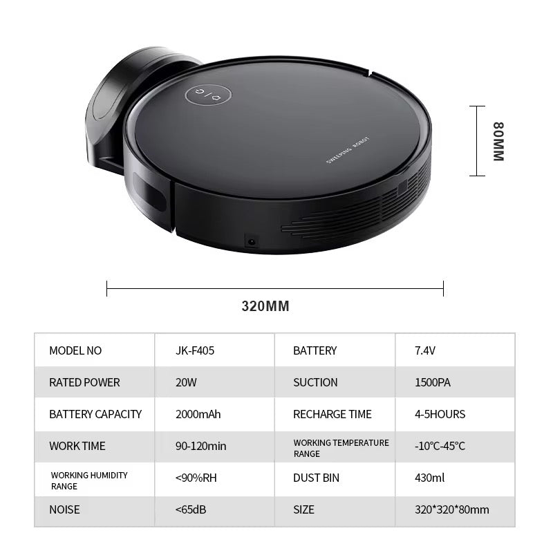 Smart Robot Vacuum Cleaner with UV Sterilization USB Powered Sweeping & Mopping Robot – Automatic Household Floor Cleaner