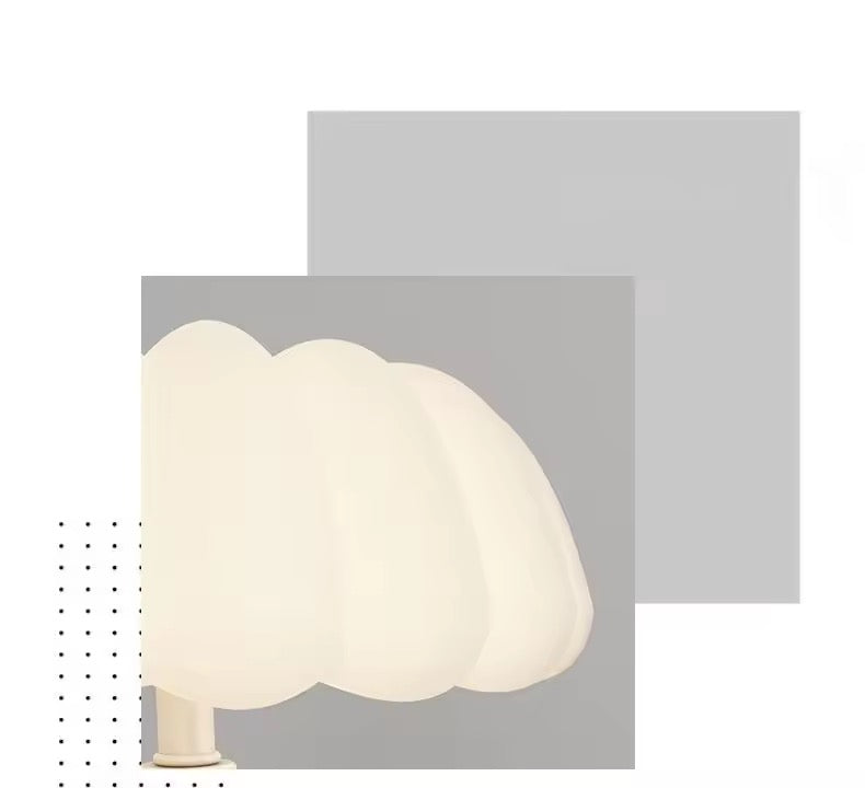 Modern Mushroom Table Lamp Ceramic & Iron Desk Lamp for Living Room & Bedroom Eye Protection Night Light