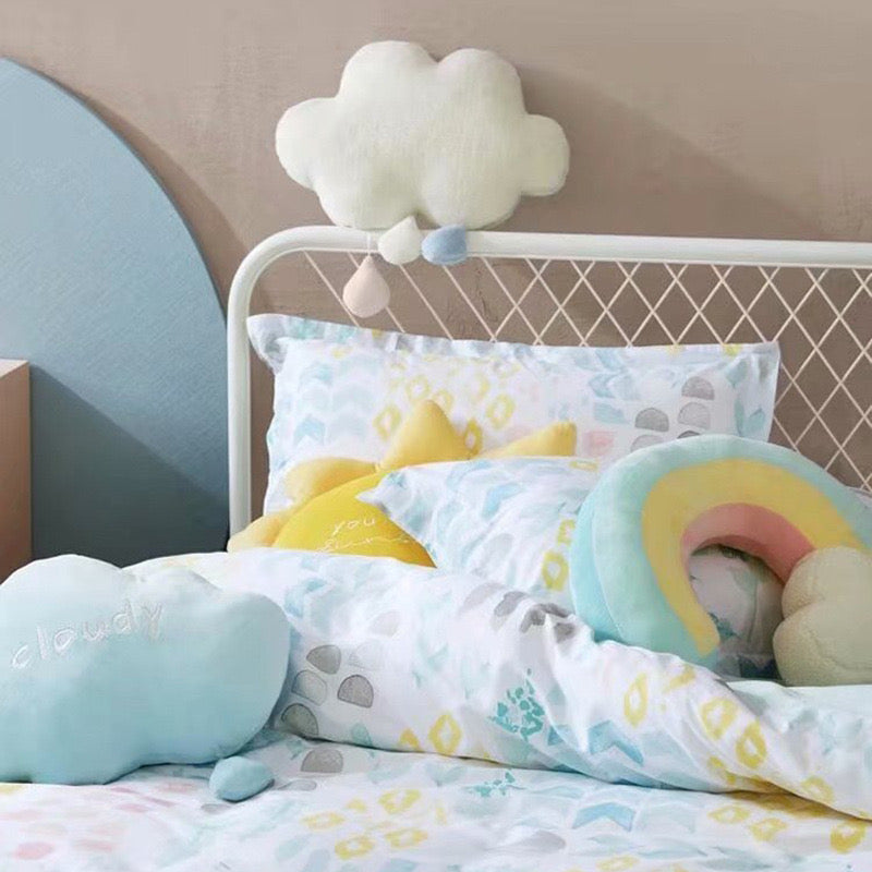 Kids Cloud & Rainbow Bedding Soft & Cozy Design