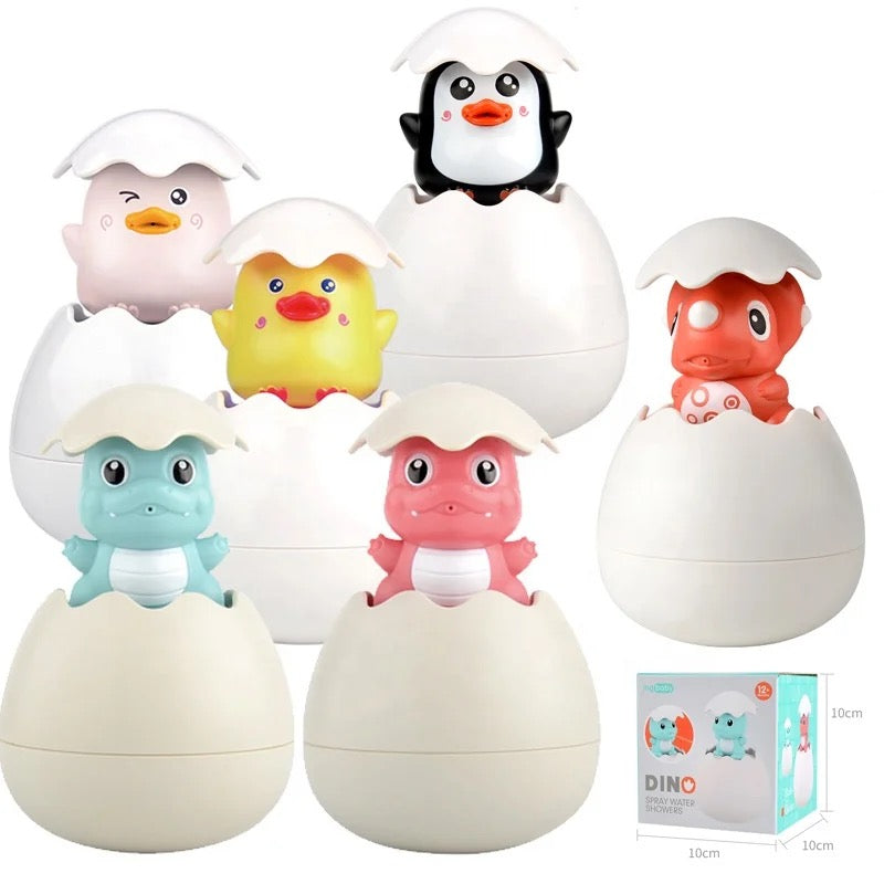 Kids Bath Toys Baby Cute Duck Penguin Egg Water Spray Sprinkler