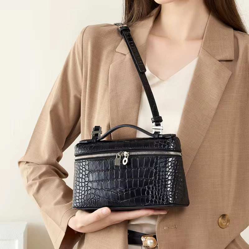 Women’s Mini Crossbody Bag PU Leather Shoulder Handbag with Top Handle