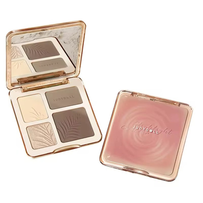 Comprehensive Makeup Palette Eyeshadow, Highlight, Contour, Bronzer & Nose Shadow in One New Polaroid Color Edition