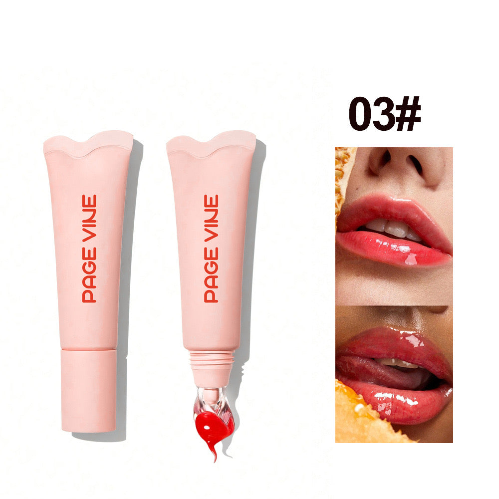 High Quality Waterproof Matte Liquid Lip Gloss Customizable Private Label Lip Tint  OEM Lip Balm with Trendy Design