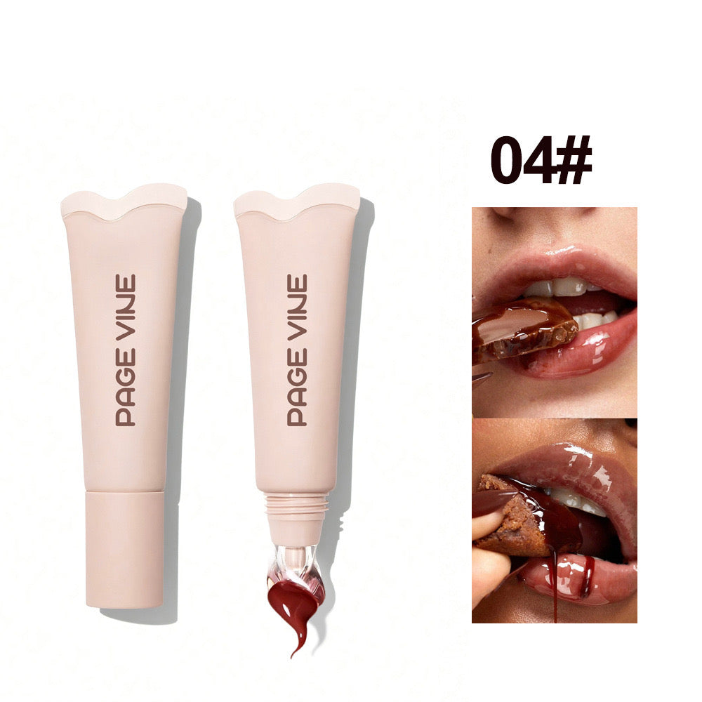 High Quality Waterproof Matte Liquid Lip Gloss Customizable Private Label Lip Tint  OEM Lip Balm with Trendy Design